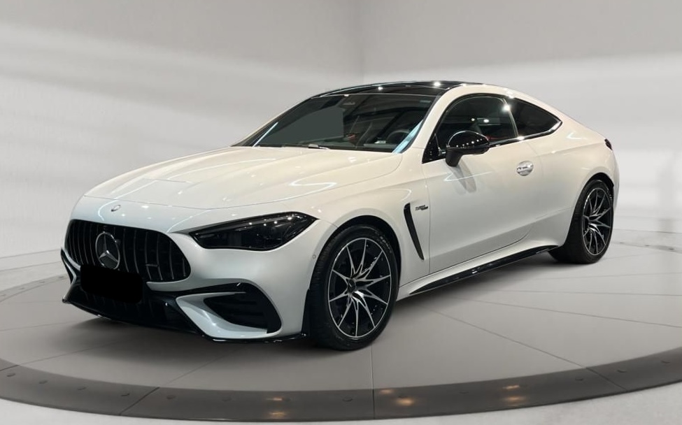 MERCEDES CLE COUPÉ 53 AMG | skladem | nový model | sportovní benzínové coupé | německé předváděcí auto | bílá metalíza | černá kůže | perfektní výbava | VIP sleva | nákup online | AUTOiBUY.com